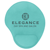 Teal with Black Engraving Mouse Pad - Laser Engraved Leatherette