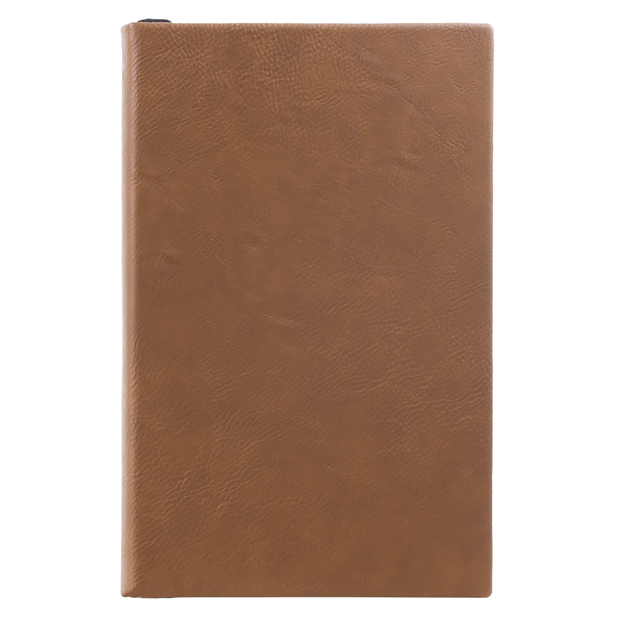 Dark Brown with Black Engraving Journal with Lined Notepad - Laser Engraved Leatherette