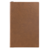 Dark Brown with Black Engraving Journal with Lined Notepad - Laser Engraved Leatherette
