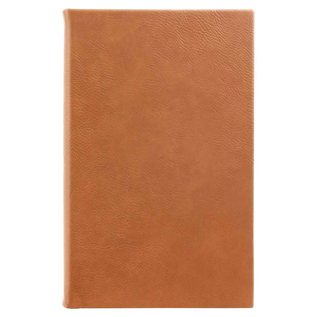 Rawhide with Black Engraving Journal with Lined Notepad - Laser Engraved Leatherette