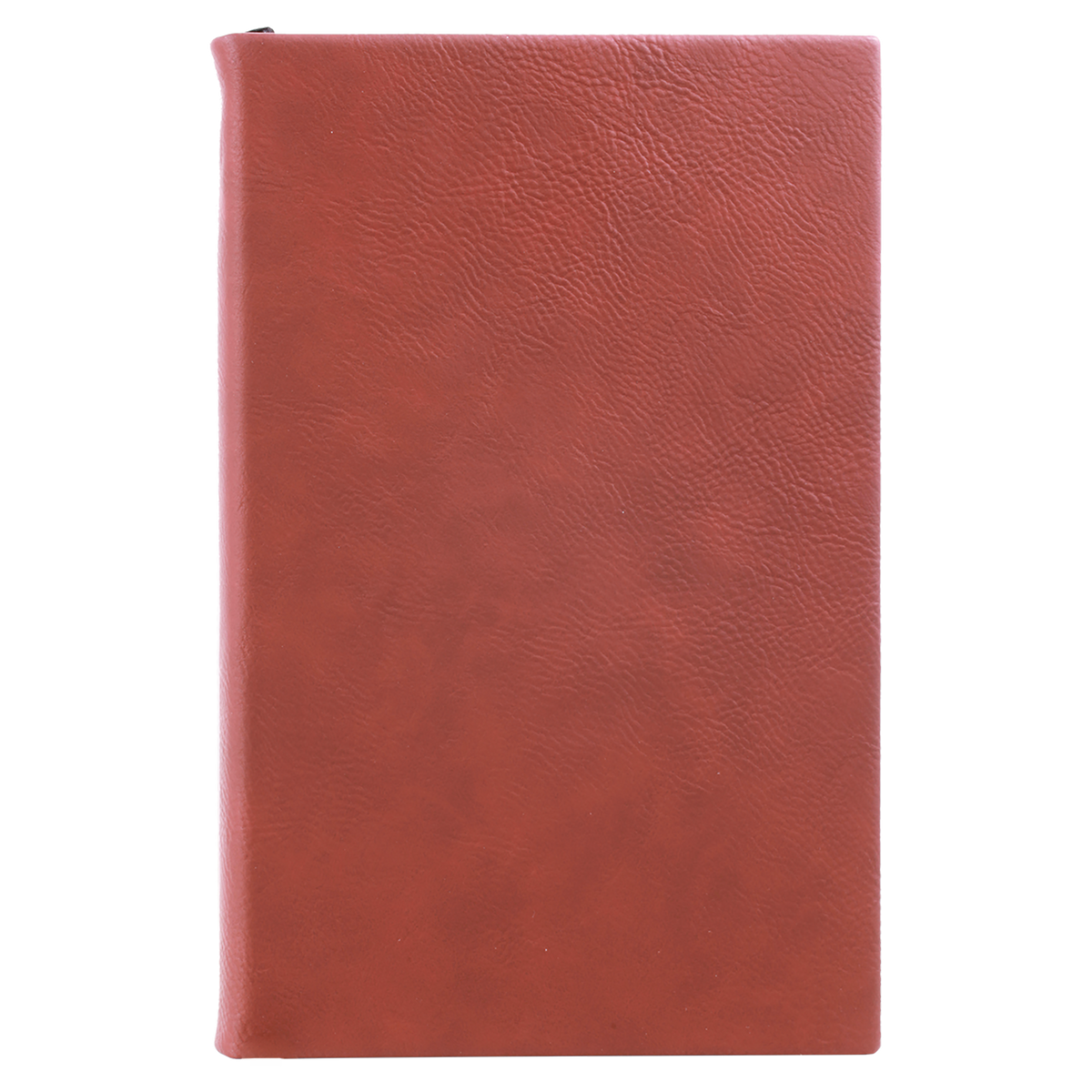 Rose with Black Engraving Journal with Lined Notepad - Laser Engraved Leatherette