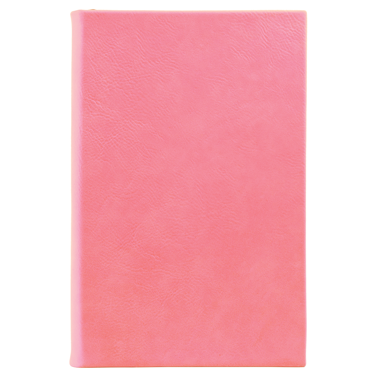 Pink with Black Engraving Journal with Lined Notepad - Laser Engraved Leatherette