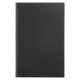 Black with Silver Engraving Journal with Lined Notepad - Laser Engraved Leatherette