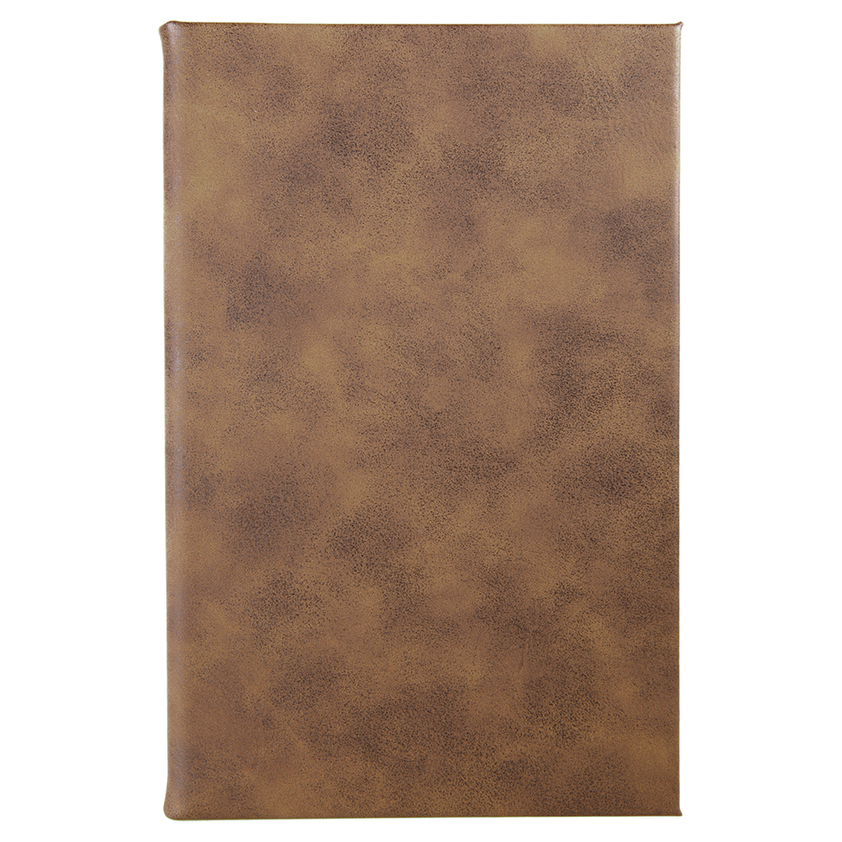 Rustic with Gold Engraving Journal with Lined Notepad - Laser Engraved Leatherette
