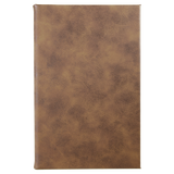 Rustic with Gold Engraving Journal with Lined Notepad - Laser Engraved Leatherette