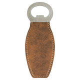 Rustic with Gold Engraving Magnetic Bottle Opener - Laser Engraved Drinkware