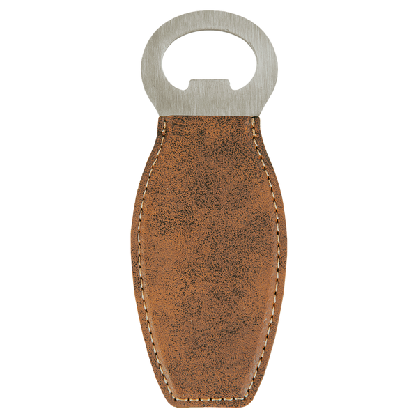 Rustic with Gold Engraving Magnetic Bottle Opener - Laser Engraved Drinkware