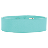 Teal Youth Cuff Bracelet - Laser Engraved Leatherette