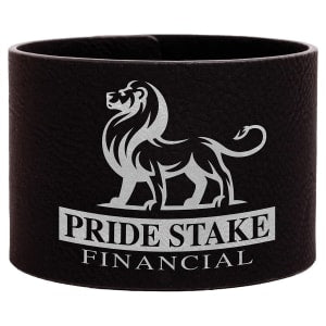 Cuff Bracelet - Laser Engraved Leatherette