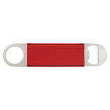 Red with Black Engraving Bottle Opener - Laser Engraved Drinkware