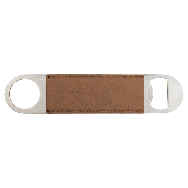 Dark Brown with Black Engraving Bottle Opener - Laser Engraved Drinkware