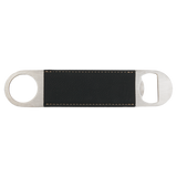 Black with Gold Engraving Bottle Opener - Laser Engraved Drinkware
