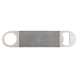 Gray with Black Engraving Bottle Opener - Laser Engraved Drinkware