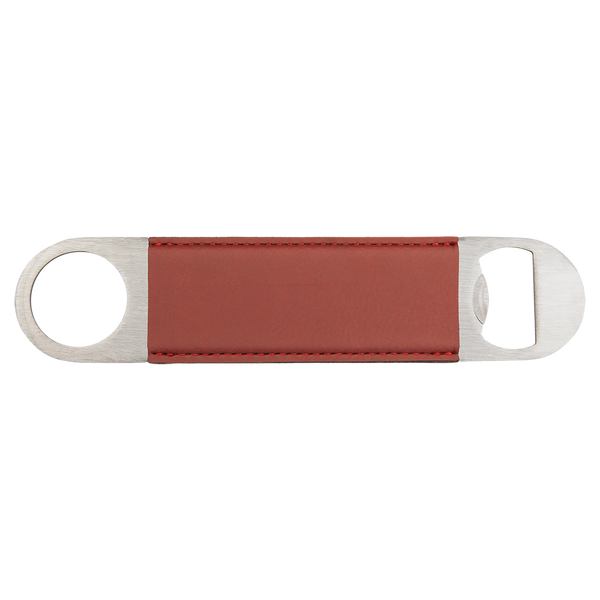 Rose with Black Engraving Bottle Opener - Laser Engraved Drinkware