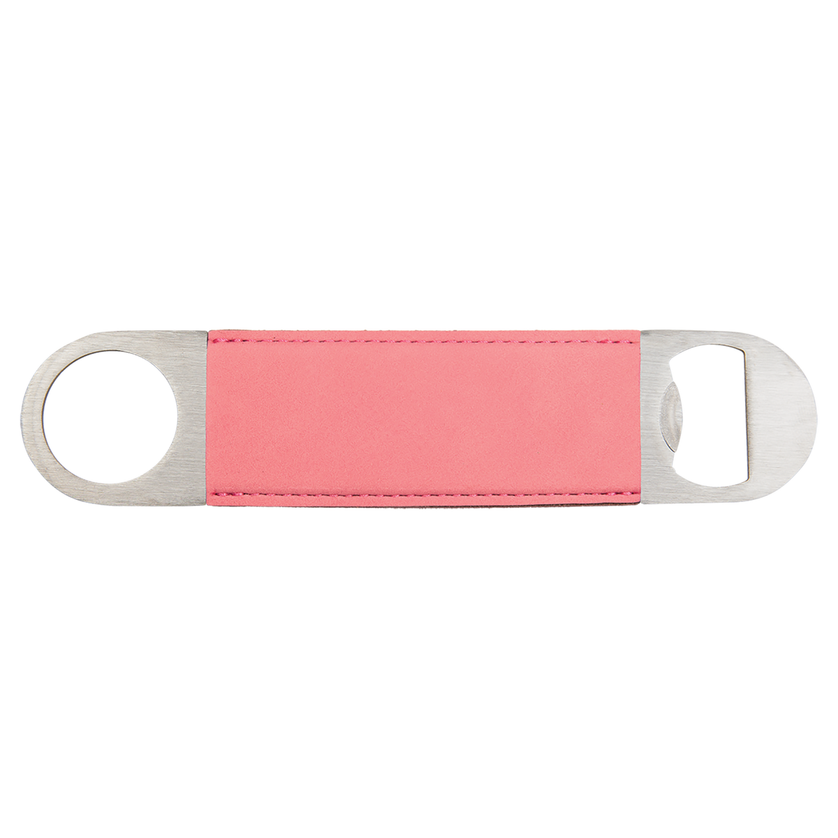 Pink with Black Engraving Bottle Opener - Laser Engraved Drinkware