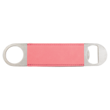 Pink with Black Engraving Bottle Opener - Laser Engraved Drinkware