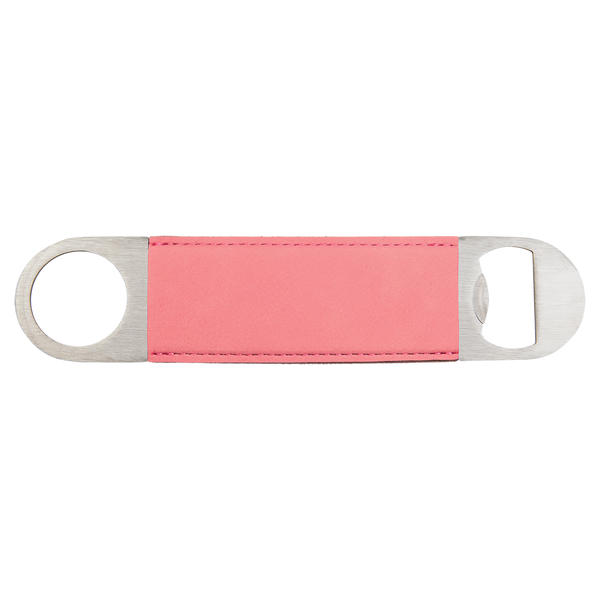 Pink with Black Engraving Bottle Opener - Laser Engraved Drinkware