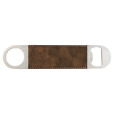 Rustic with Gold Engraving Bottle Opener - Laser Engraved Drinkware