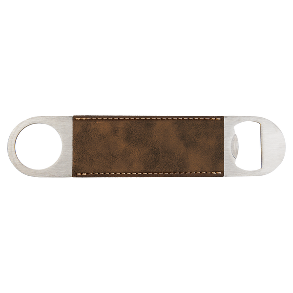 Rustic with Gold Engraving Bottle Opener - Laser Engraved Drinkware
