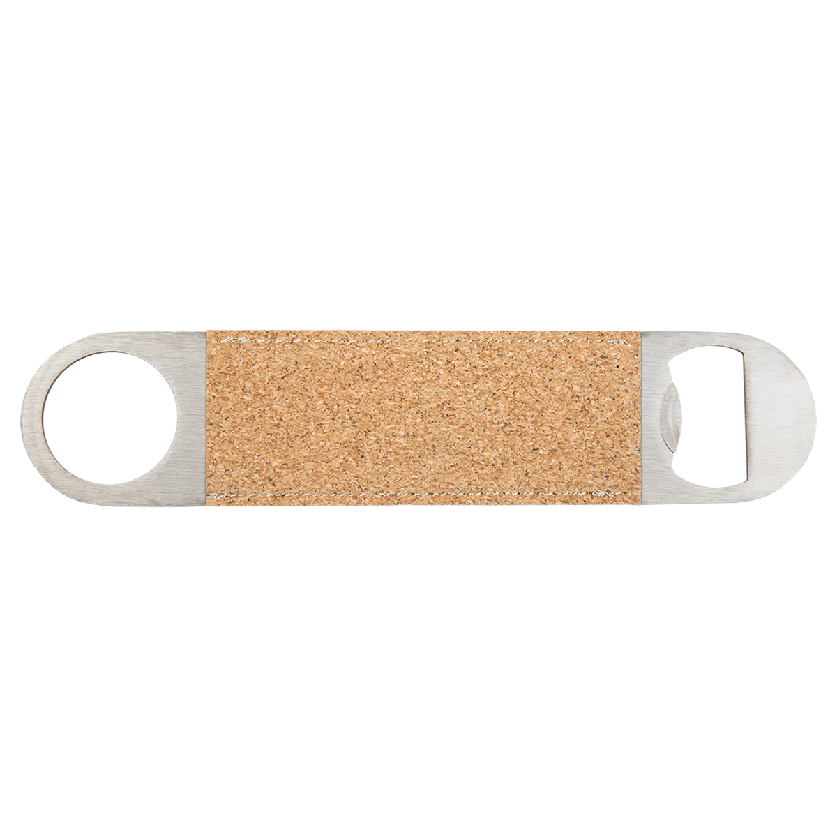 Cork with Black Engraving Bottle Opener - Laser Engraved Drinkware