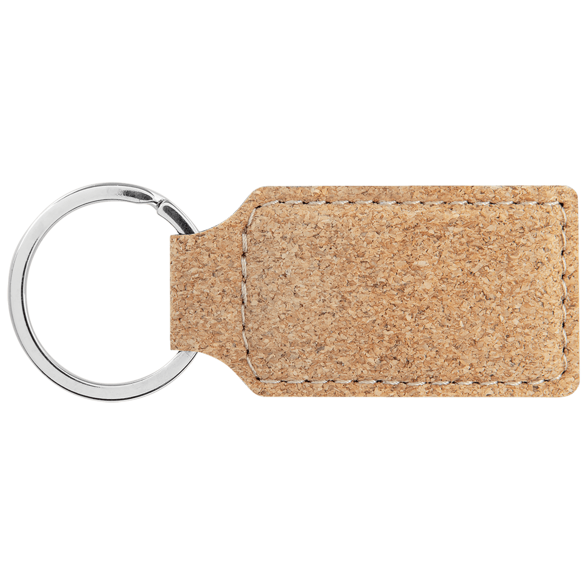Rectangle Keychain - Laser Engraved Leatherette