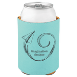 Teal with Black Engraving Beverage Holder - Laser Engraved Corporate Gift