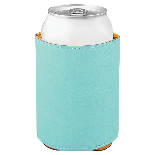 Teal with Black Engraving Beverage Holder - Laser Engraved Corporate Gift