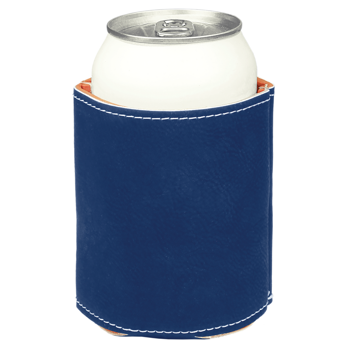 Blue/Silver Beverage Holder - Laser Engraved Corporate Gift