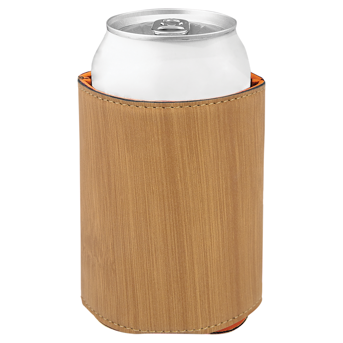Bamboo with Black Engraving Beverage Holder - Laser Engraved Corporate Gift