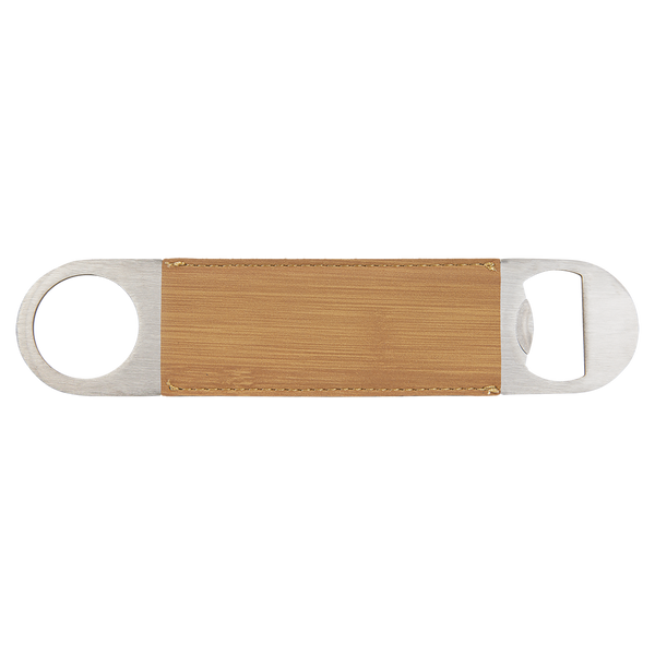 Bamboo Bottle Opener - Laser Engraved Drinkware