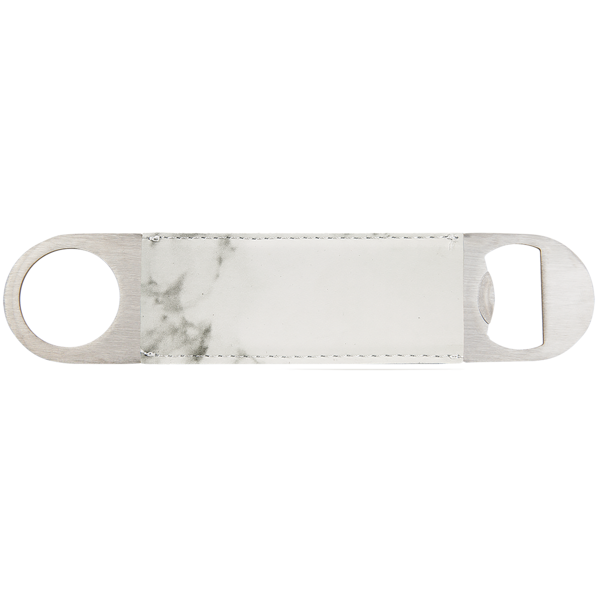 White Marble Bottle Opener - Laser Engraved Drinkware