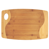Two Tone Cutting Board with Handle - Laser Engraved Kitchen
