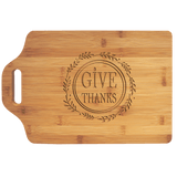 Cutting Board with Handle - Laser Engraved Kitchen