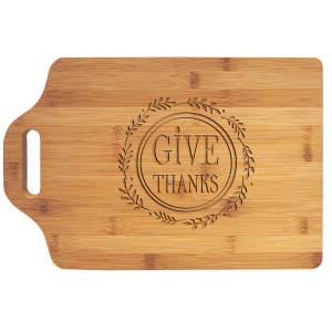 Cutting Board with Handle - Laser Engraved Kitchen