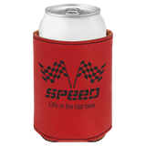 Red with Black Engraving Beverage Holder - Laser Engraved Corporate Gift