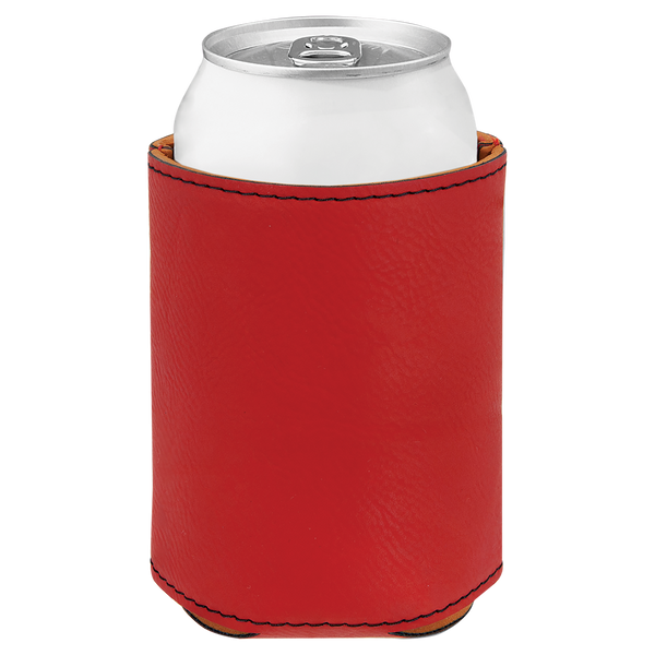 Red with Black Engraving Beverage Holder - Laser Engraved Corporate Gift