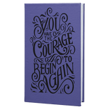 Purple with Black Engraving Journal with Lined Notepad - Laser Engraved Leatherette