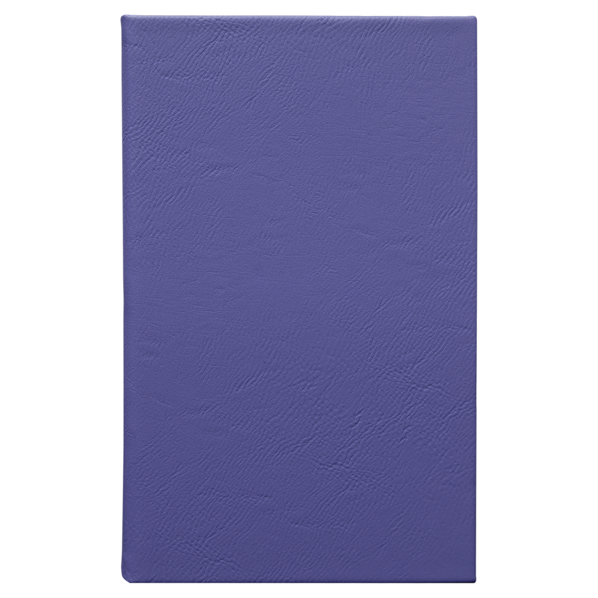 Purple with Black Engraving Journal with Lined Notepad - Laser Engraved Leatherette
