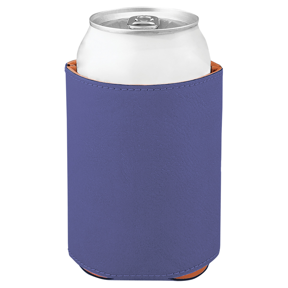 Purple with Black Engraving Beverage Holder - Laser Engraved Corporate Gift