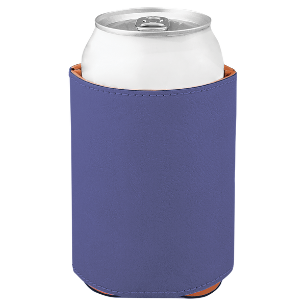 Purple with Black Engraving Beverage Holder - Laser Engraved Corporate Gift