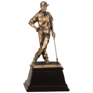Male Golf Resin Award - Custom Engraved Award