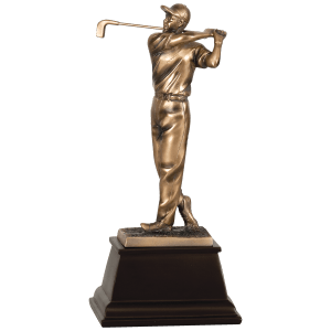 Male Golf Resin Award - Custom Engraved Award