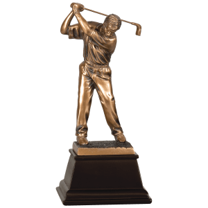 Male Golf Resin Award - Custom Engraved Award