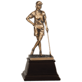 Female Golf Resin Award - Custom Engraved Award
