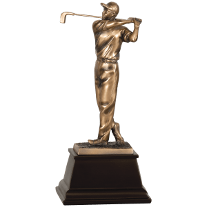 Male Golf Resin Award - Custom Engraved Award