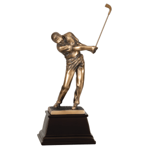 Male Golf Resin Award - Custom Engraved Award