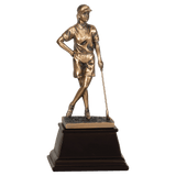 Female Golf Resin Award - Custom Engraved Award