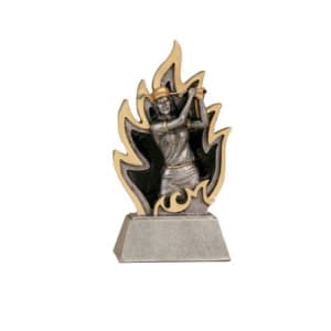 Golf Ignite Resin Trophy - Custom Engraved Award