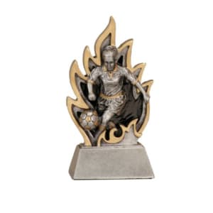Soccer Ignite Resin Trophy - Custom Engraved Award