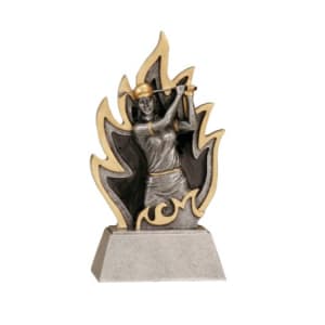 Golf Ignite Resin Trophy - Custom Engraved Award